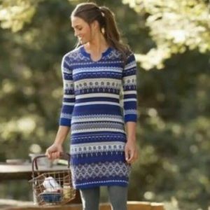 Athleta Fair Isle sweater dress - Small